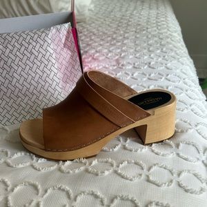 Swedish Hasbeens Open Toe Clog